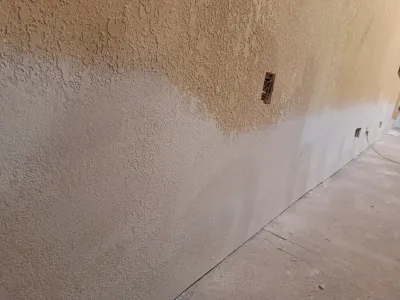 Garage water damage